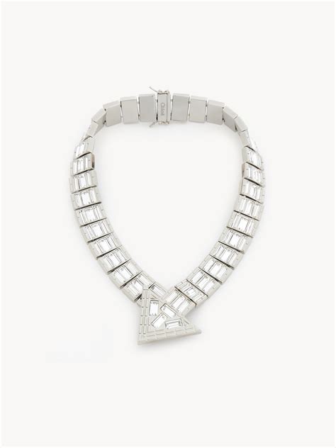 chloe crystal|Thelma necklace .